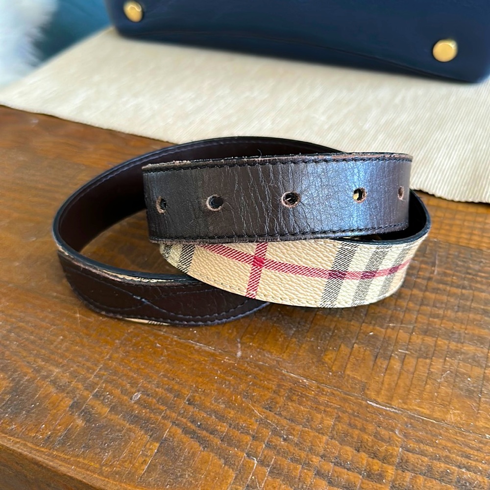 Authentic Burberry Belt